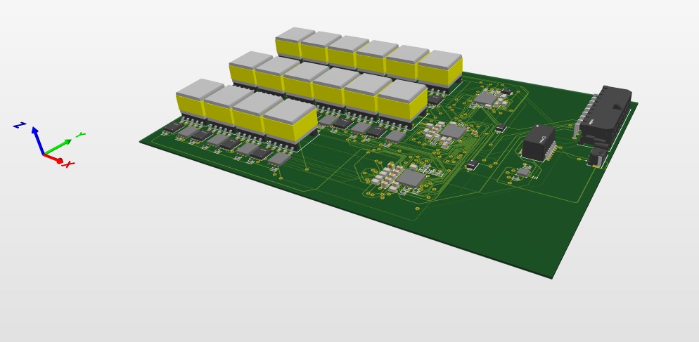Industrial 16S BMS PCB — LTC3300-1 active balancing side